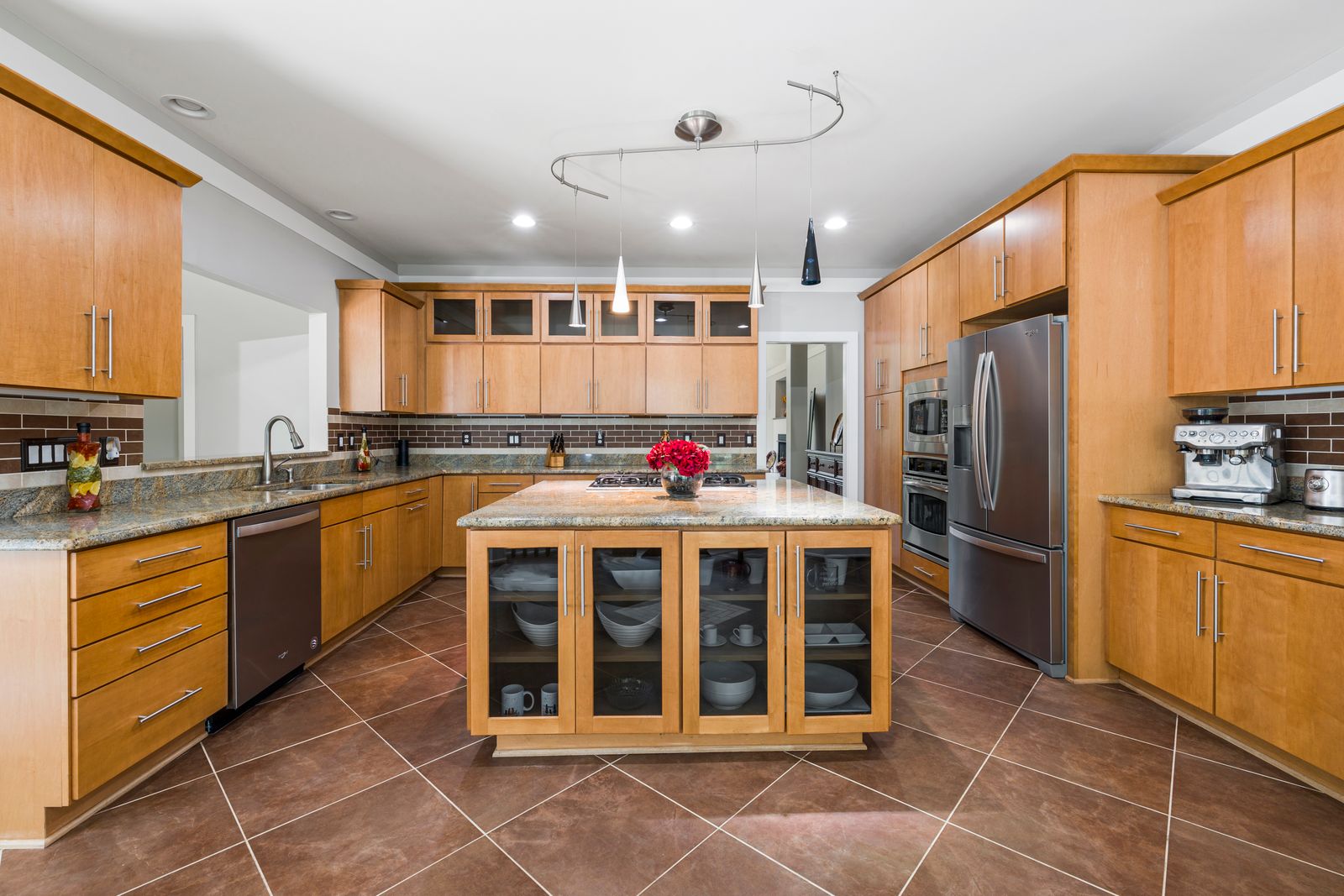 Tan Brown Granite Kitchen